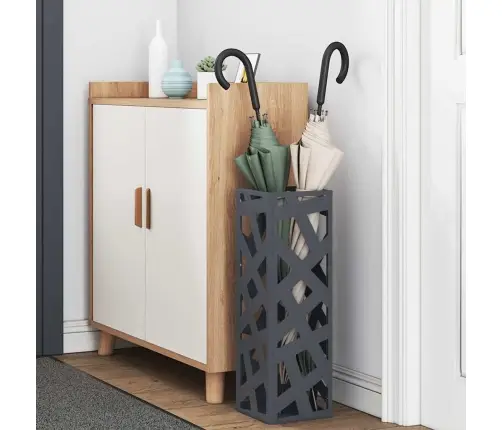 Lietussarga Turētājs Antracīts Metāls Vidējs Izturīgs Vidaxl