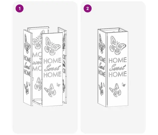 Lietussargu Turētājs Melns Metāls Vidējs Dekoratīvie Akcenti Vidaxl