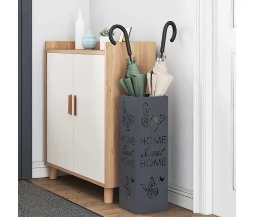 Lietussarga Turētājs Antracīts Metāls Vidējs Raksts Vidaxl