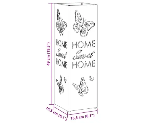 Hoidik Ja Riputustugi Oliiv 15,5 X 15,5 X 49 Cm Metall