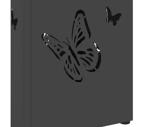 Lietussargu Turētājs Melns Metāls Standarta Dekoratīvie Ielaidumi Vidaxl