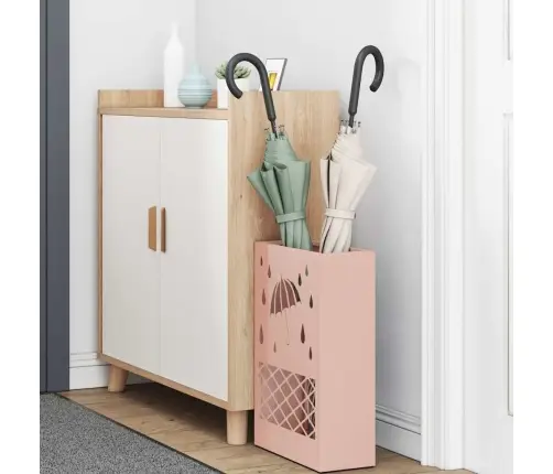 Rozā Lietussarga Statīvs 28X12X41 Cm Tērauds Vidaxl