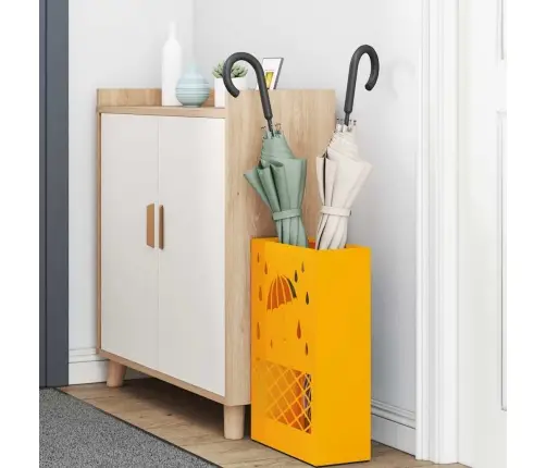 Lietussarga Statīvs Sinepju Dzeltenā Krāsā, 28X12X41 Cm Tērauds Vidaxl