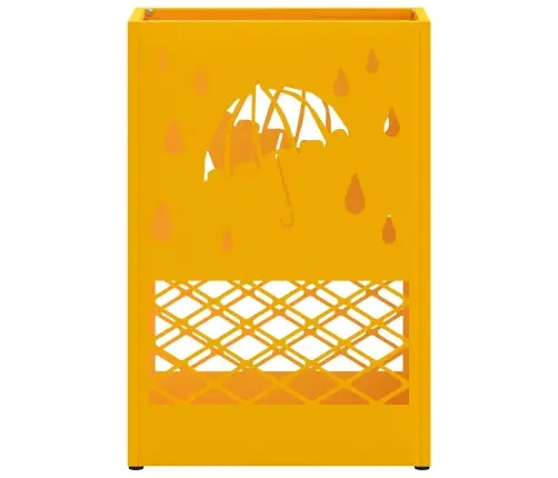 Lietussarga Statīvs Sinepju Dzeltenā Krāsā, 28X12X41 Cm Tērauds Vidaxl