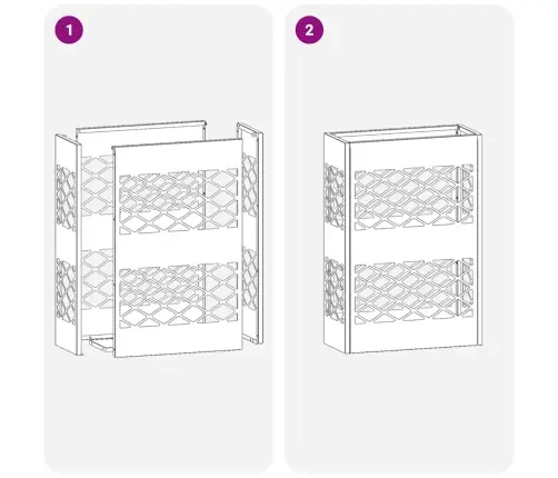 Hoidik Ja Riputustugi Roosa 28 X 12 X 41 Cm Teras