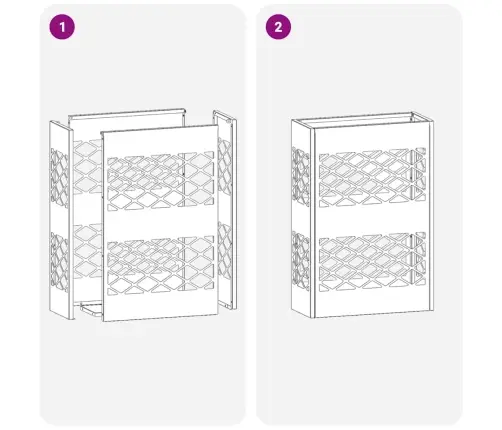 Sandėliavimo Kabliukas Ir Laikiklis Balta 28 X 12 X 41 Cm
