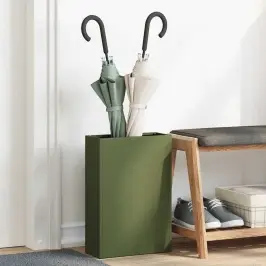Lietussarga Statīvs Olīvu Zaļa 28 X 12 X 41 Cm Tērauds Vidaxl
