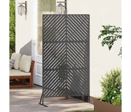 Melns Privātuma Ekrāns 100X50X180 Cm Tērauds Vidaxl Melns Privātuma Ekrāns 100X50X180 Cm Tērauds Vidaxl