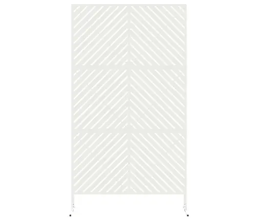 Privātuma Ekrāns Balts 100X50X180 Cm Tērauds Vidaxl