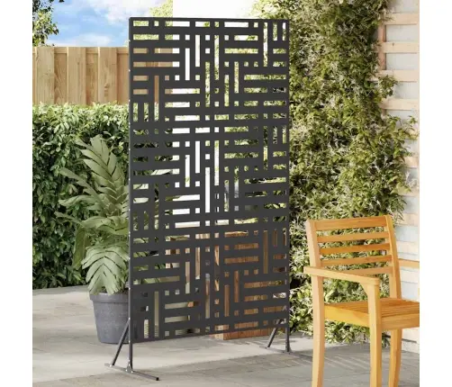 Privātuma Ekrāns Melna 100 X 50 X 180 Cm Tērauds Vidaxl