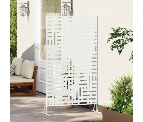 Privaatsustõke Valge 100 X 50 X 180 Cm Teras