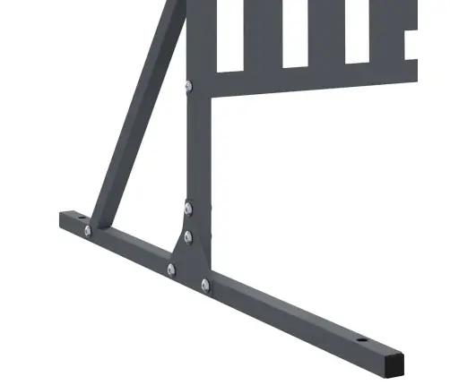 Privātuma Ekrāns Antracīts 100 X 50 X 180 Cm Tērauds Vidaxl