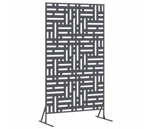 Privātuma Ekrāns Antracīts 100 X 50 X 180 Cm Tērauds Vidaxl