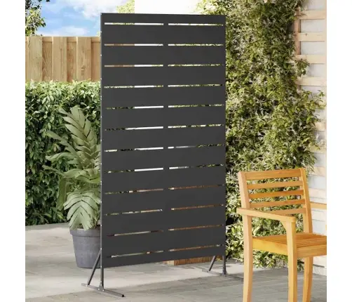 Privātuma Ekrāns Melna 100 X 50 X 180 Cm Tērauds Vidaxl