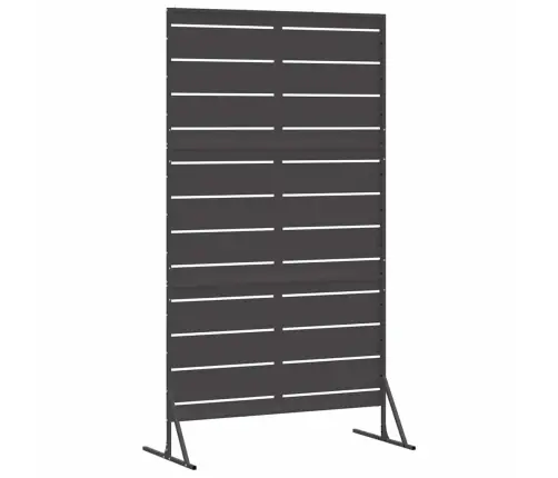 Privātuma Ekrāns Melna 100 X 50 X 180 Cm Tērauds Vidaxl