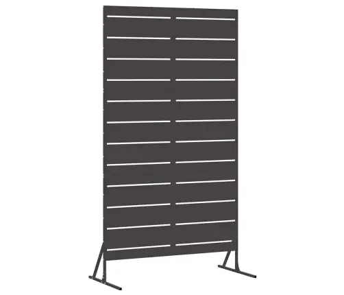 Privātuma Ekrāns Melna 100 X 50 X 180 Cm Tērauds Vidaxl