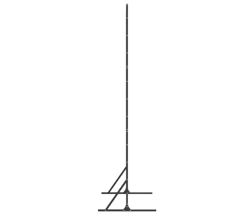 Privātuma Ekrāns Melna 100 X 50 X 180 Cm Tērauds Vidaxl