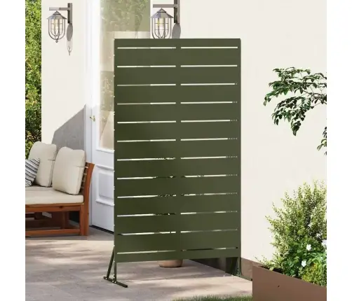 Privātuma Ekrāns Olīvu Zaļš Tērauds Vidaxl Privātuma Ekrāns Olīvu Zaļš Tērauds Vidaxl