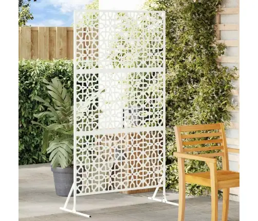 Privātuma Ekrāns – Balts, 100X50X180 Cm, Tērauds Vidaxl