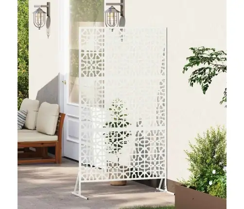 Privātuma Ekrāns – Balts, 100X50X180 Cm, Tērauds Vidaxl