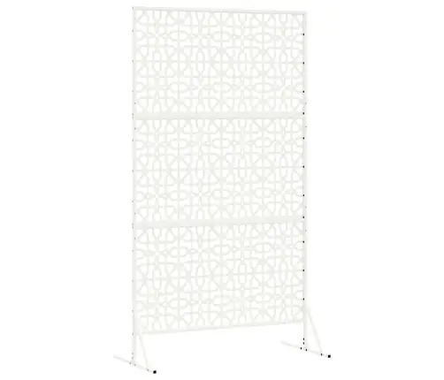 Privātuma Ekrāns – Balts, 100X50X180 Cm, Tērauds Vidaxl