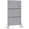 Privātuma Ekrāns Antracītā, 100Cm X 50Cm X 180Cm, Tērauds Vidaxl