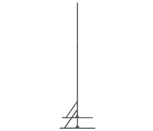 Privātuma Ekrāns Antracītā, 100Cm X 50Cm X 180Cm, Tērauds Vidaxl