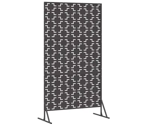 Privātuma Ekrāns, Melns, 100X50X180 Cm, Tērauds Vidaxl