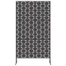Privātuma Ekrāns, Melns, 100X50X180 Cm, Tērauds Vidaxl