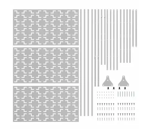 Privātuma Ekrāns 100X50X180 Cm Cinkots Tērauds Vidaxl