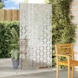 Privātuma Ekrāns Pelēka Tērauds Vidaxl