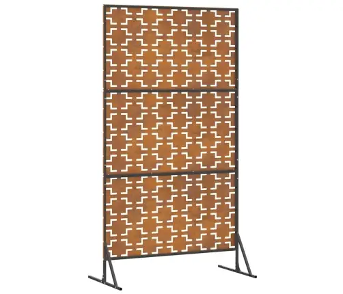 Privātuma Ekrāns 100X50X180 Cm Laika Apstākļu Tēraudā Vidaxl