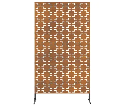 Privātuma Ekrāns 100X50X180 Cm Laika Apstākļu Tēraudā Vidaxl