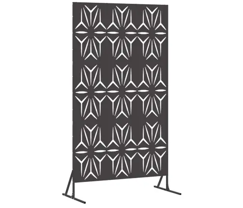 Privātuma Ekrāns - Melns, 100X50X180 Cm, Tērauds. Vidaxl