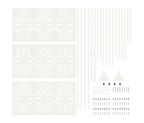 Privatumo Žaliuzės Balta Plienas