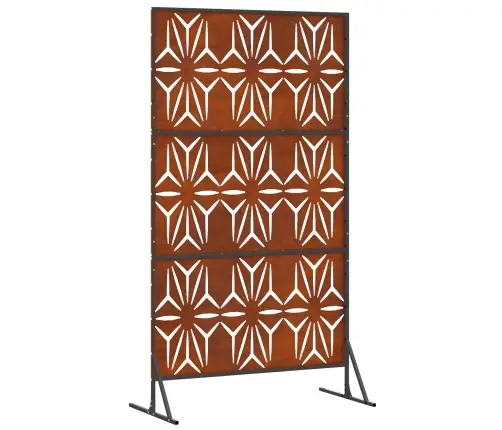 Privātuma Ekrāns 100X50X180 Cm Laika Nodalīta Tērauda Vidaxl