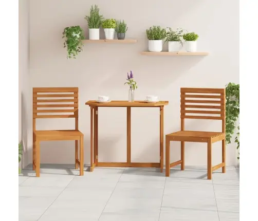 Dārzs Krēsli Bez Roku Balstiem 2 Gb Masīvkoks Akācija Vidaxl