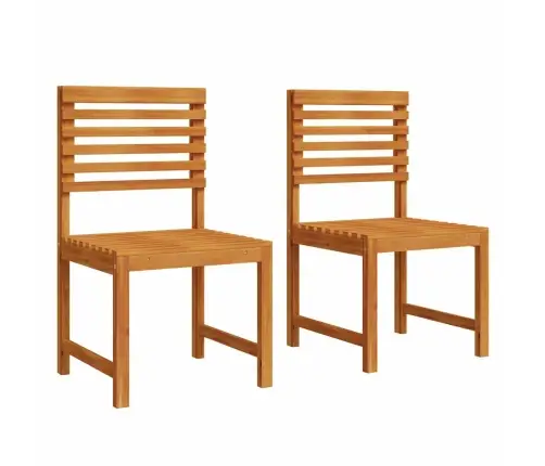 Dārzs Krēsli Bez Roku Balstiem 2 Gb Masīvkoks Akācija Vidaxl