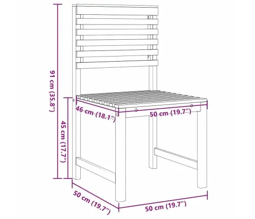 Dārzs Krēsli Bez Roku Balstiem 2 Gb Masīvkoks Akācija Vidaxl