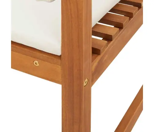 Sodo Kėdė Ruda 50 X 50 X 91Cm Akacijos Medienos Masyvas