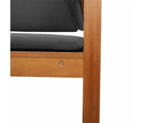 Sodo Kėdė Ruda 50 X 50 X 91Cm Akacijos Medienos Masyvas