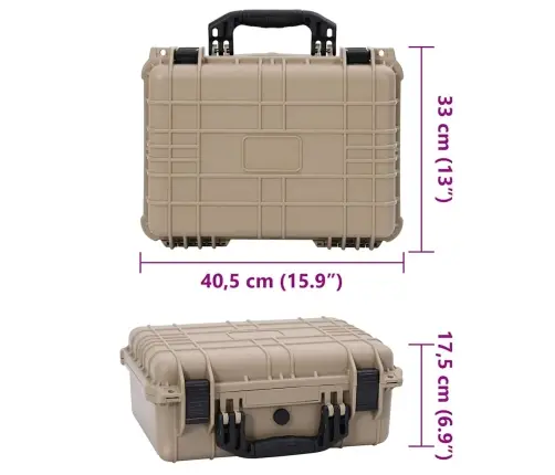 Kõva Kott Liivakarva 40,5 X 33 X 17,5 Cm Polüpropüleen Ja Abs