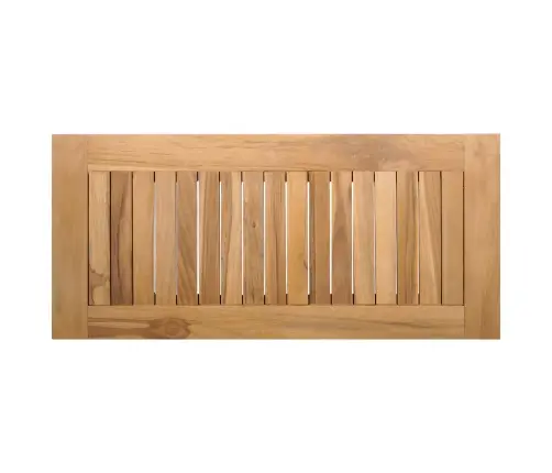 Dārza Sols 2 Pcs Brūna Masīvs Tīkkoks Vidaxl