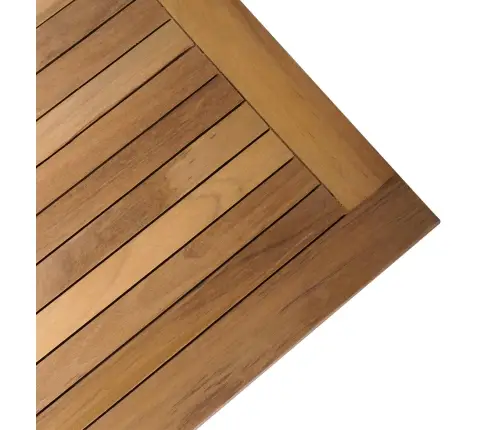 Dārza Sols 2 Pcs Brūna Masīvs Tīkkoks Vidaxl