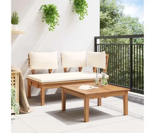 Dārza Sols 2 Pcs Brūna Masīvs Tīkkoks Vidaxl