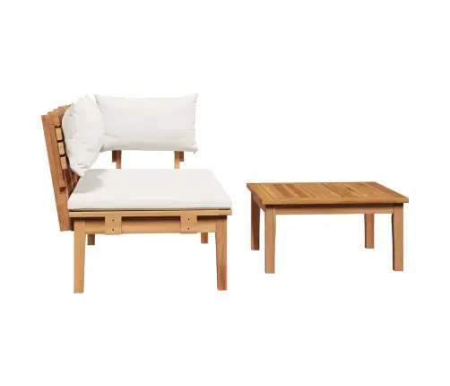 Dārza Sols 2 Pcs Brūna Masīvs Tīkkoks Vidaxl