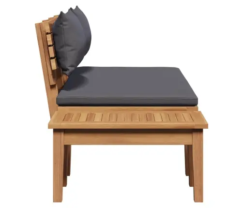 Dārza Sols 2 Pcs Brūna Masīvs Tīkkoks Vidaxl