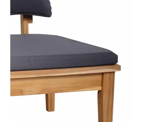 Dārza Sols 2 Pcs Brūna Masīvs Tīkkoks Vidaxl