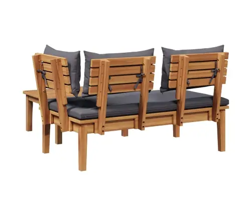 Dārza Sols 2 Pcs Brūna Masīvs Tīkkoks Vidaxl