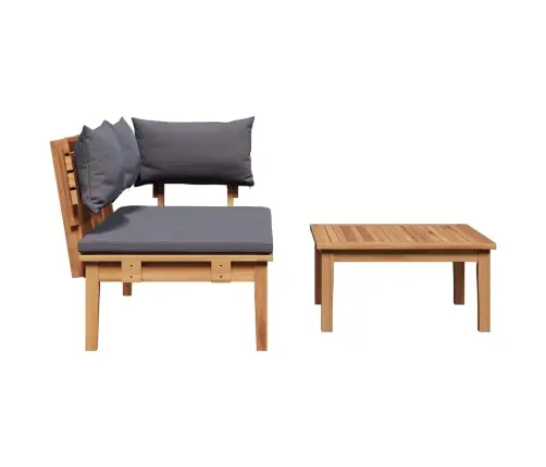 Dārza Sols 2 Pcs Brūna Masīvs Tīkkoks Vidaxl